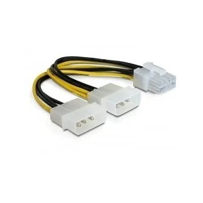 Φωτογραφία προϊόντος: Delock ATX Stromadapter 2x 5.25" -> 8-pin (PCIe)