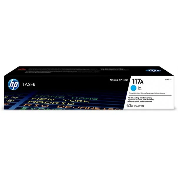 Φωτογραφία προϊόντος: Toner HP Color Laser 117A Cyan W2071A