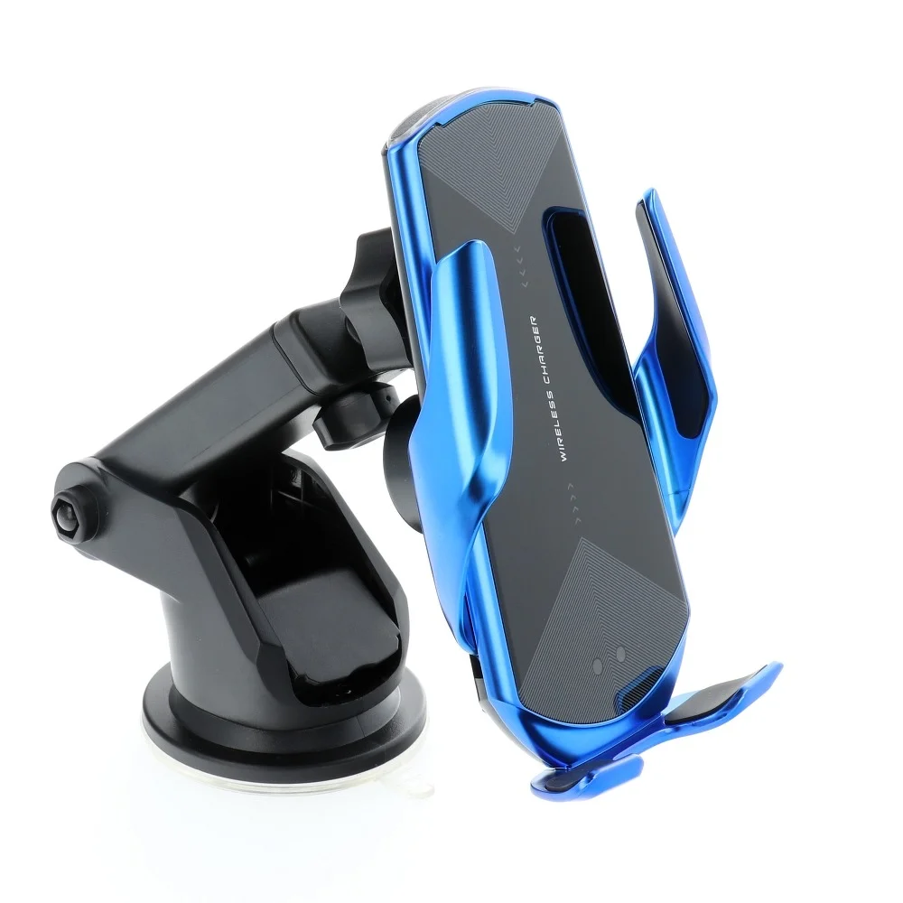 Φωτογραφία προϊόντος: Car holder with wireless charging automatic sensor HS3 15W blue
