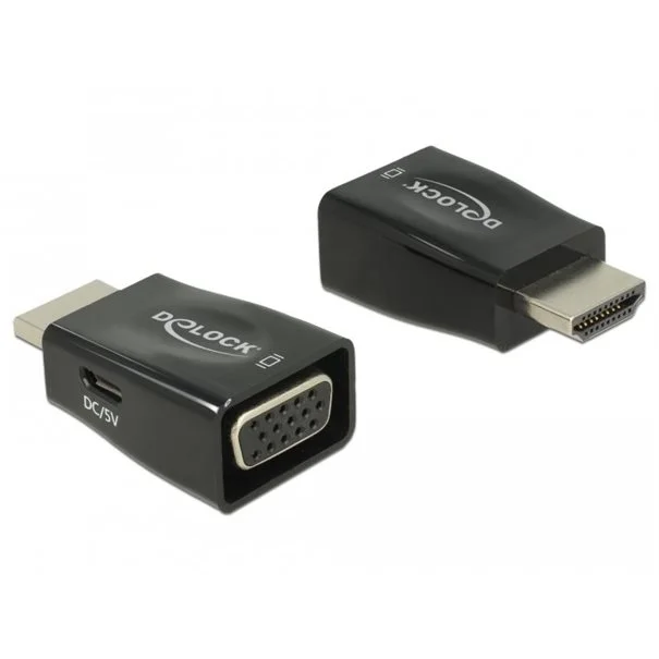 Φωτογραφία προϊόντος: Delock Adapter HDMI Stecker > VGA Buchse+++