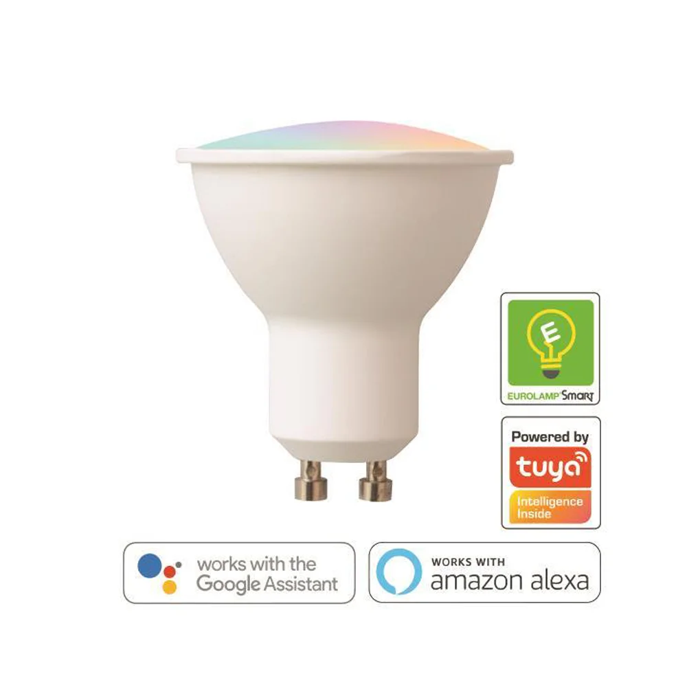 Φωτογραφία προϊόντος: EUROLAMP Λάμπα LED SMART WiFi GU10 6W RGBW 220-240V 3514