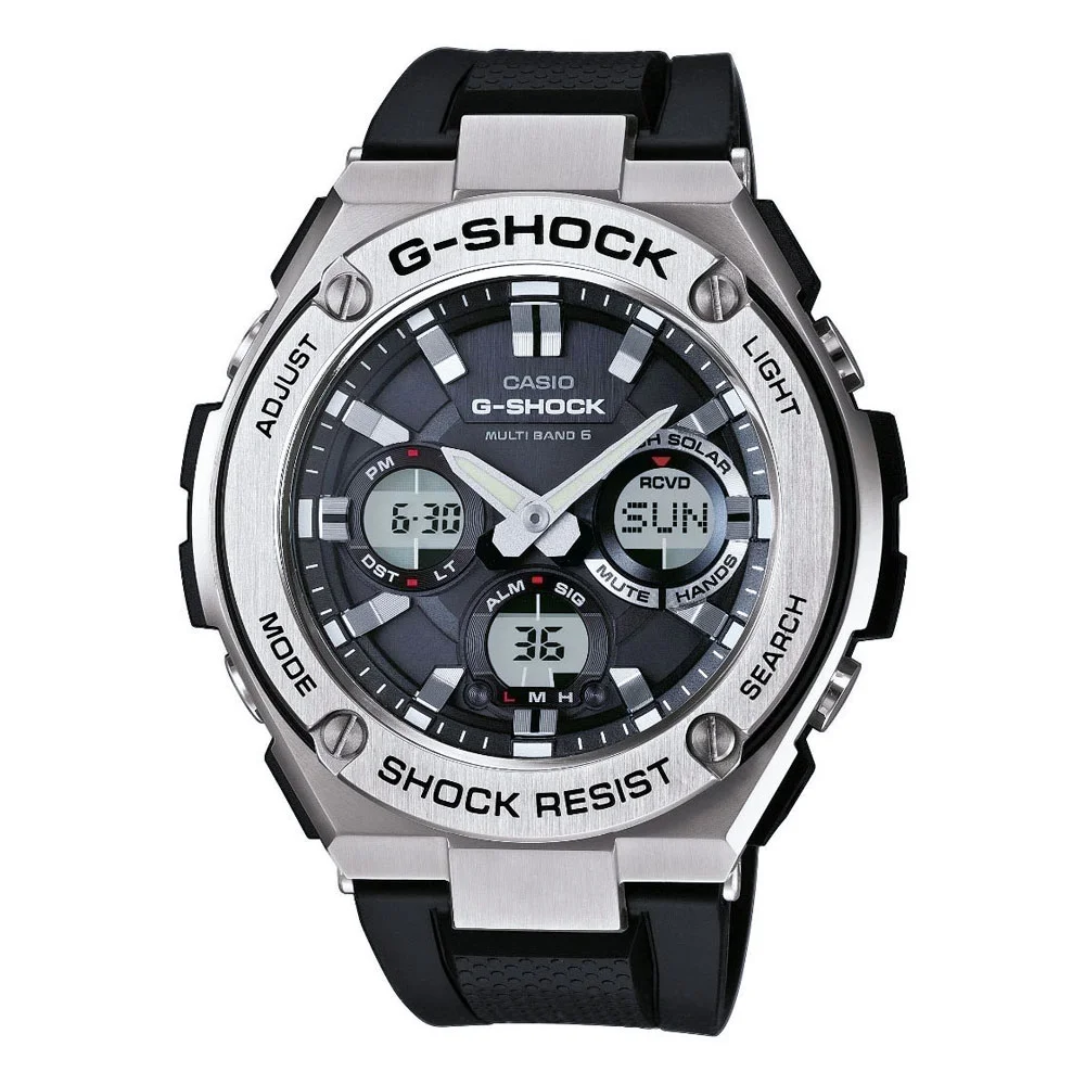 Φωτογραφία προϊόντος: CASIO G-SHOCK Tough Solar Black Rubber Strap GST-W110-1AER