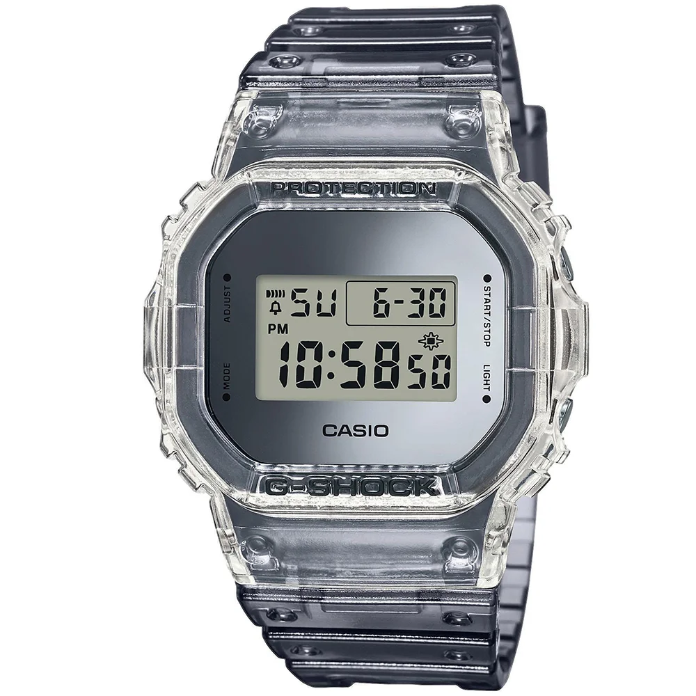 Φωτογραφία προϊόντος: CASIO G-SHOCK Chronograph Grey Rubber Strap DW-5600SK-1ER