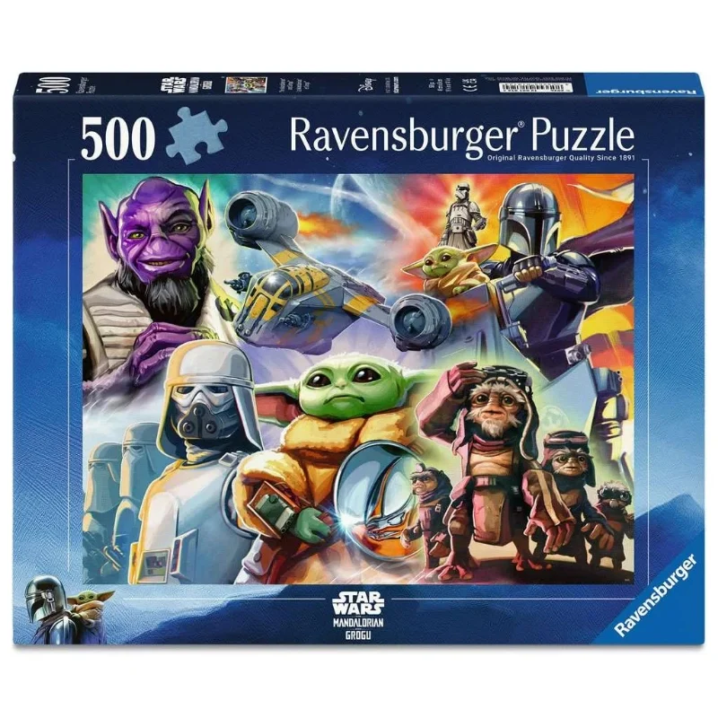 Φωτογραφία προϊόντος: Ravensburger Παζλ THE MANDALORIAN AND GROGU - Puzzle 500P 12001812