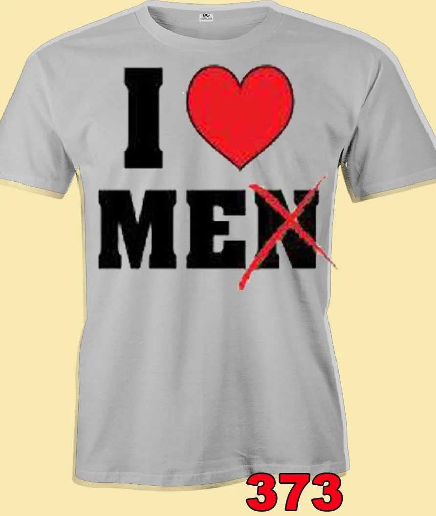 Φωτογραφία προϊόντος: ΟΕΜ T-Shirt Άσπρο 100% Βαμβακερό με Στάμπα ''I LOVE ME MEN.'' - 373 (Ασπρο,Γαλάζιο,Γκρί,Ελαφρύ Ρόζ,Κίτρινο,Κόκκινο,Μαύρο,Μπλε,Πράσινο,Ρόζ,Σκούρο Μπλέ)