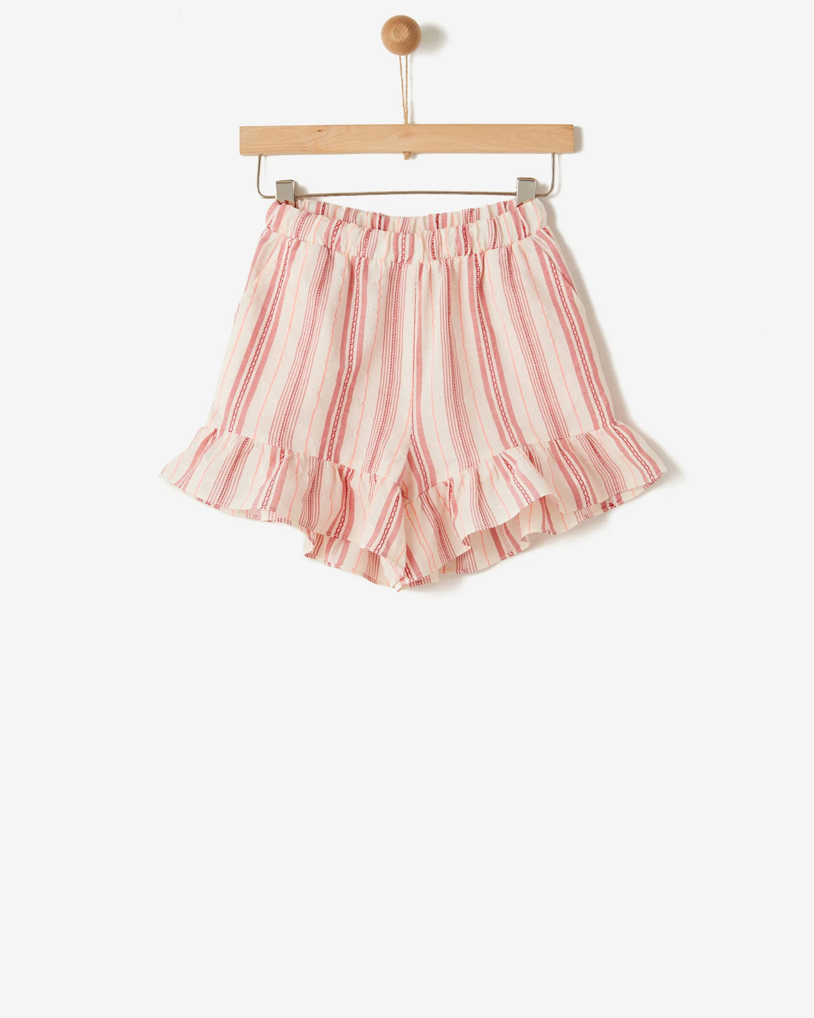 Φωτογραφία προϊόντος: Yell-oh! Βερμούδα με Βολάν Jacquard Ριγέ 42080345039