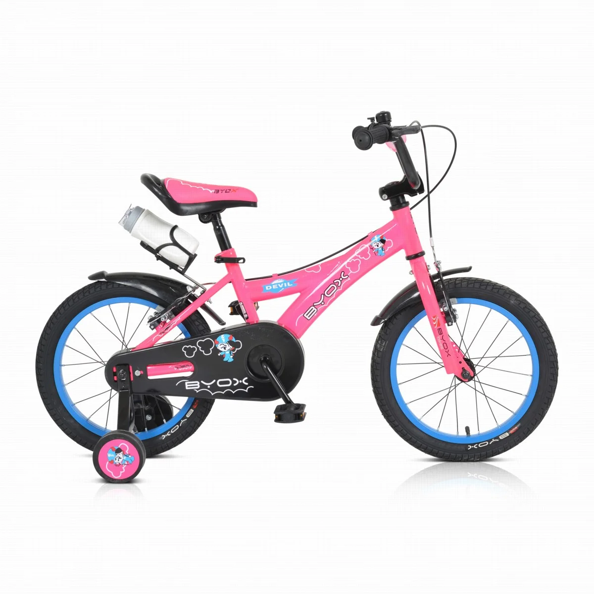 Φωτογραφία προϊόντος: BYOX - Children bicycle 16 Devil pink - 3800146201708