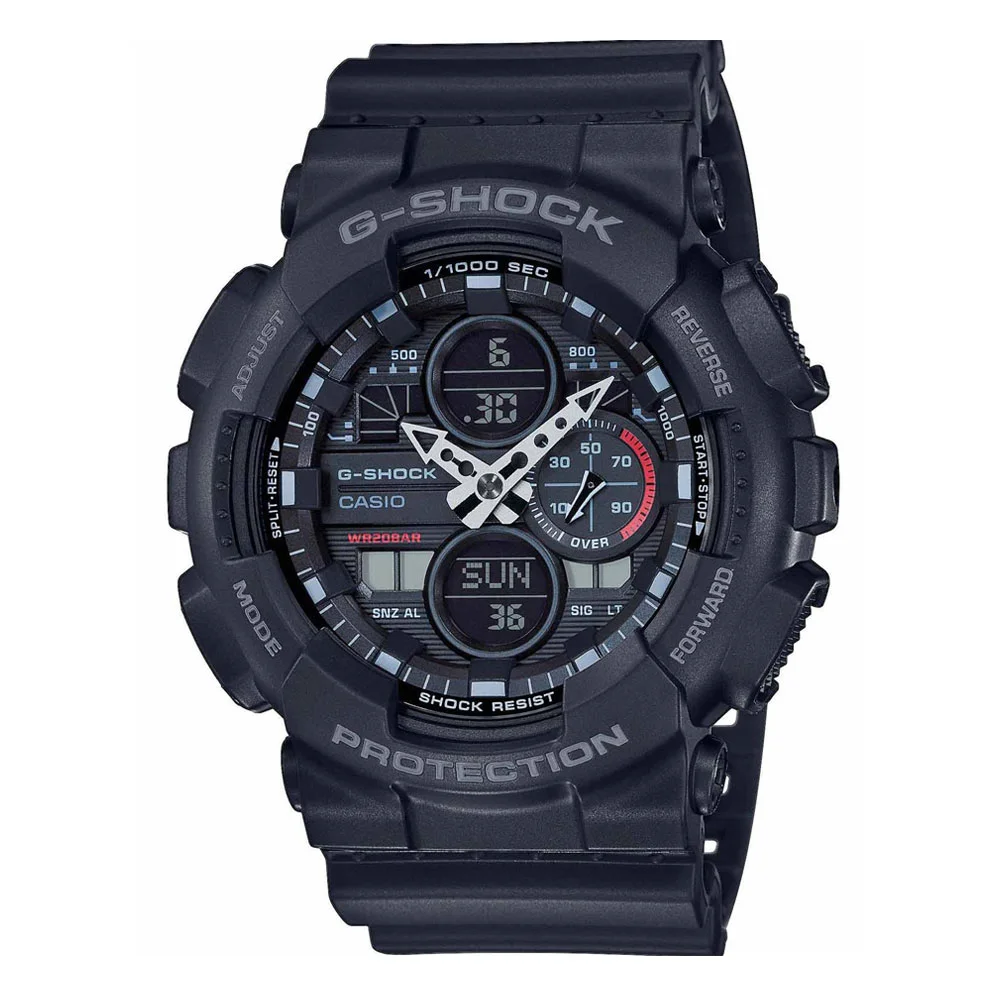 Φωτογραφία προϊόντος: CASIO G-SHOCK Anadigi Black Rubber Strap GA-140-1A1ER