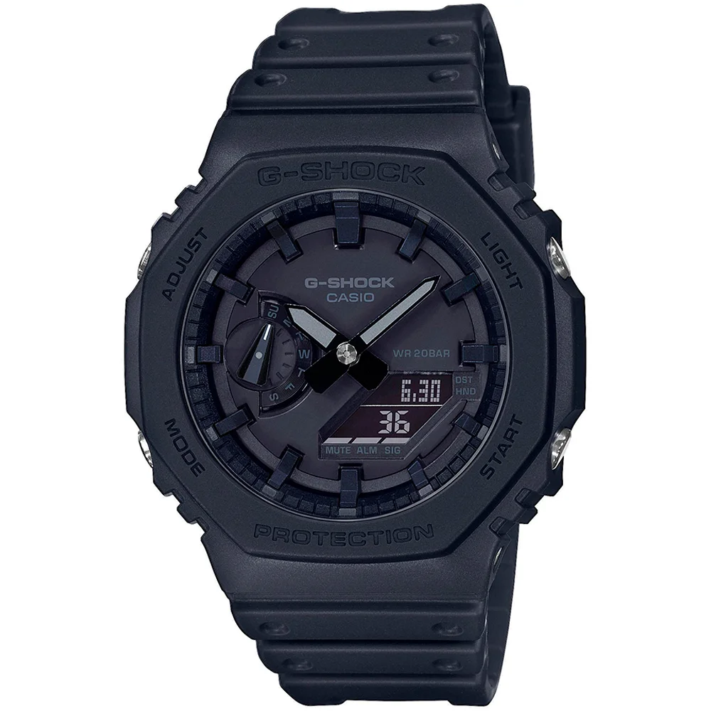 Φωτογραφία προϊόντος: CASIO G-Shock Carbon Black Rubber Strap GA-2100-1A1ER