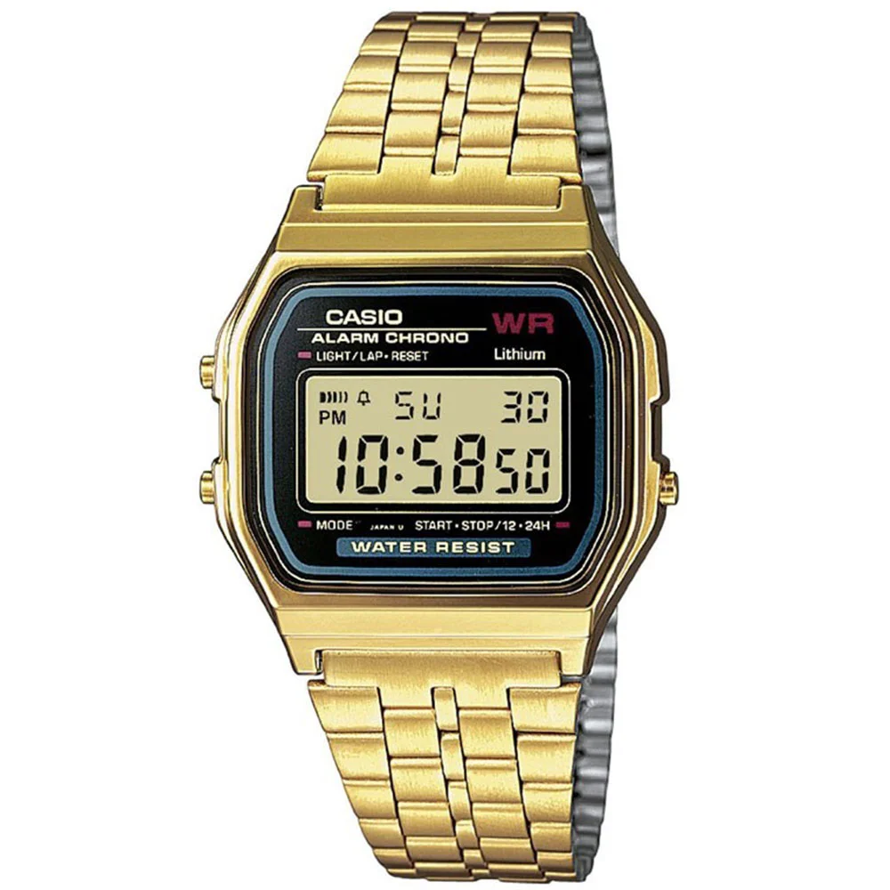 Φωτογραφία προϊόντος: CASIO Collection Gold Stainless Steel Bracelet A-159WGEA-1EF