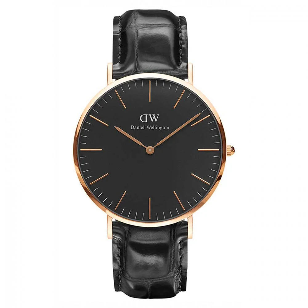 Φωτογραφία προϊόντος: DANIEL WELLINGTON Classic Black Petite Sheffield Rose Gold 40mm DW00100129