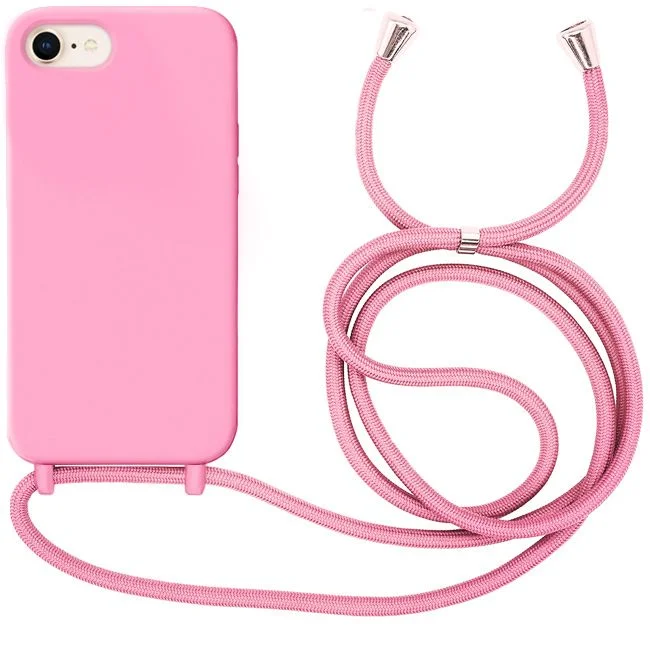 Φωτογραφία προϊόντος: Θήκη Orso Cloud Κορδόνι Pink iPhone 7/8/SE