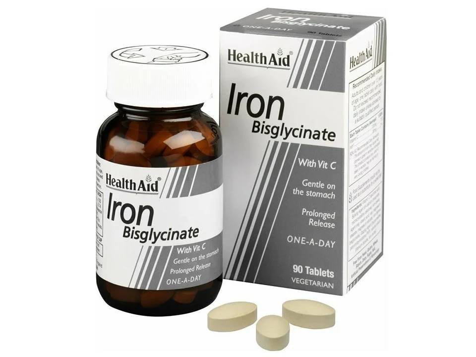 Φωτογραφία προϊόντος: Healthaid Iron Bisglycinate (with Vitamin C) 90 tabs