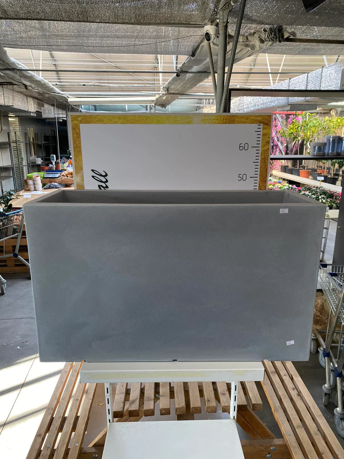 Φωτογραφία προϊόντος: Idel Ζαρτινιέρα Premium 48X48X85H Patio Dark Antra