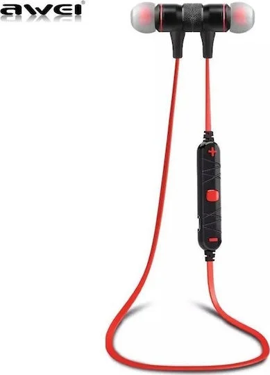 Φωτογραφία προϊόντος: In-ear Bluetooth handsfree ακουστικά με αντοχή στον ιδρώτα Awei A920BL κόκκινα