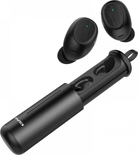 Φωτογραφία προϊόντος: Awei T55 In-ear Bluetooth Handsfree Ακουστικά με Θήκη Φόρτισης Μαύρα