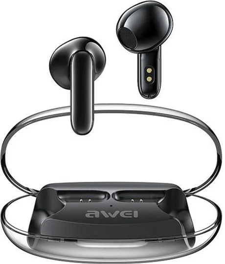 Φωτογραφία προϊόντος: Awei T85 ENC In-ear Bluetooth Handsfree Ακουστικά με Αντοχή στον Ιδρώτα και Θήκη Φόρτισης Μαύρα