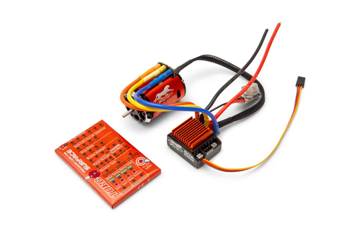 Φωτογραφία προϊόντος: SKYRC Cheetah 60A ESC plus 10,5T Sensor Combo