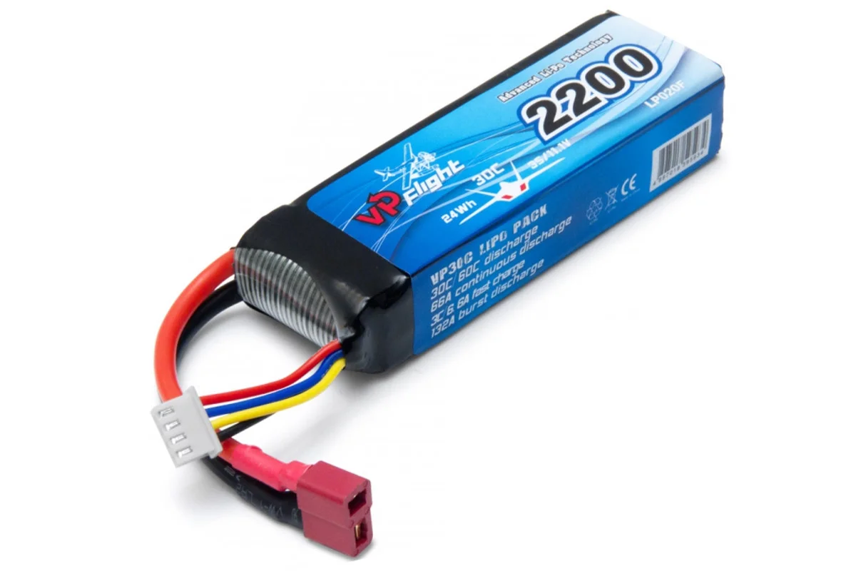 Φωτογραφία προϊόντος: VAPEX Li-Po Battery 3S 11,1V 2200mAh 30C T-Connector