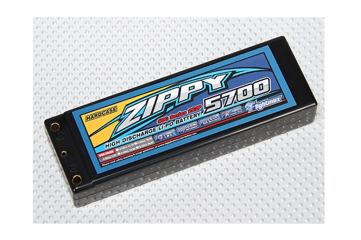 Φωτογραφία προϊόντος: ZIPPY 5700mah 2S2P 50C Hardcase Pack