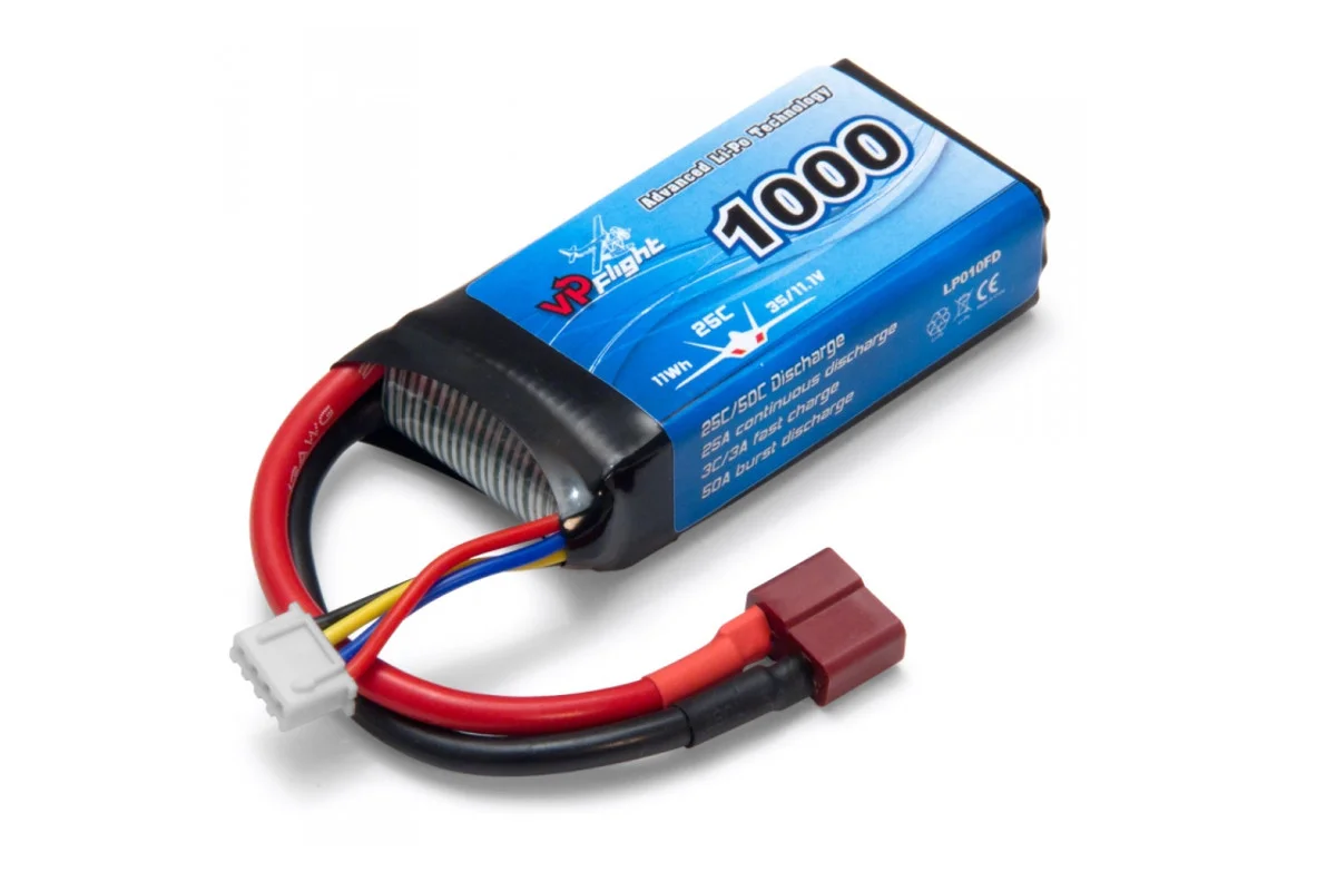 Φωτογραφία προϊόντος: VAPEX Li-Po Battery 3S 11,1V 1000mAh 25C T-Connector