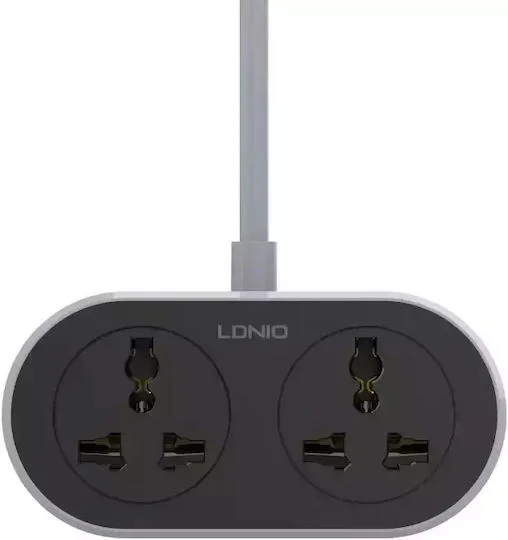 Φωτογραφία προϊόντος: Πολύπριζο 2πλό Ac Universal 5m 2500w Ldnio Sc2018