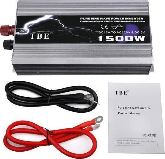 Φωτογραφία προϊόντος: T12P1500I Inverter Αυτοκινήτου Καθαρού Ημιτόνου 1500W για Μετατροπή 12V DC σε 220V AC