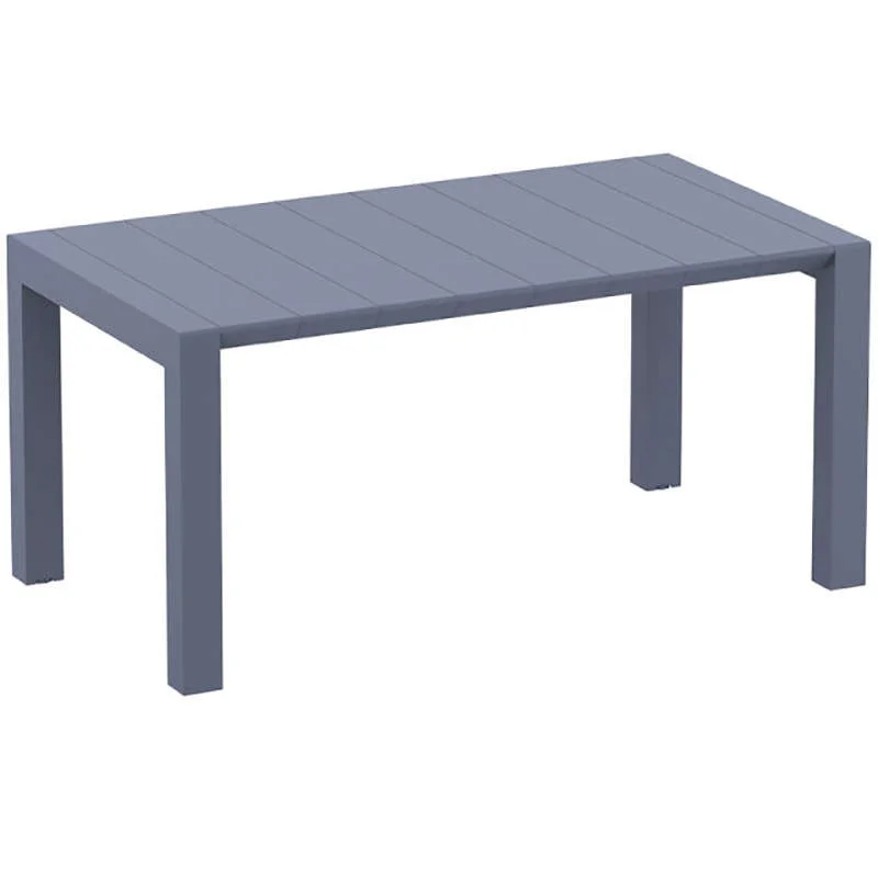 Φωτογραφία προϊόντος: VEGAS DARK GREY 100X180/220Χ75εκ. ΕΠΕΚΤ.ΤΡΑΠΕΖΙ ΠΟΛ/ΝΙΟΥ
