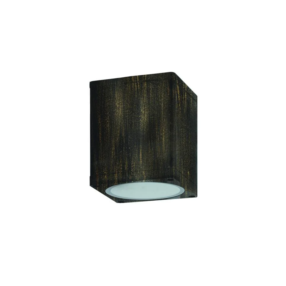Φωτογραφία προϊόντος: Aca Decor Aca Light ΣΠΟΤ ΤΟΙΧΟΥ ΑΡΧΙΤΕΚΤΟΝΙΚΟΥ ΦΩΤΙΣΜΟΥ ΧΡΥΣΟ ΜΑΥΡΟ ΑΛΟΥΜΙΝΙ ΣΥΜΒΑΤΙΚΟ 1xGU10 IP65 Φ90x110mm