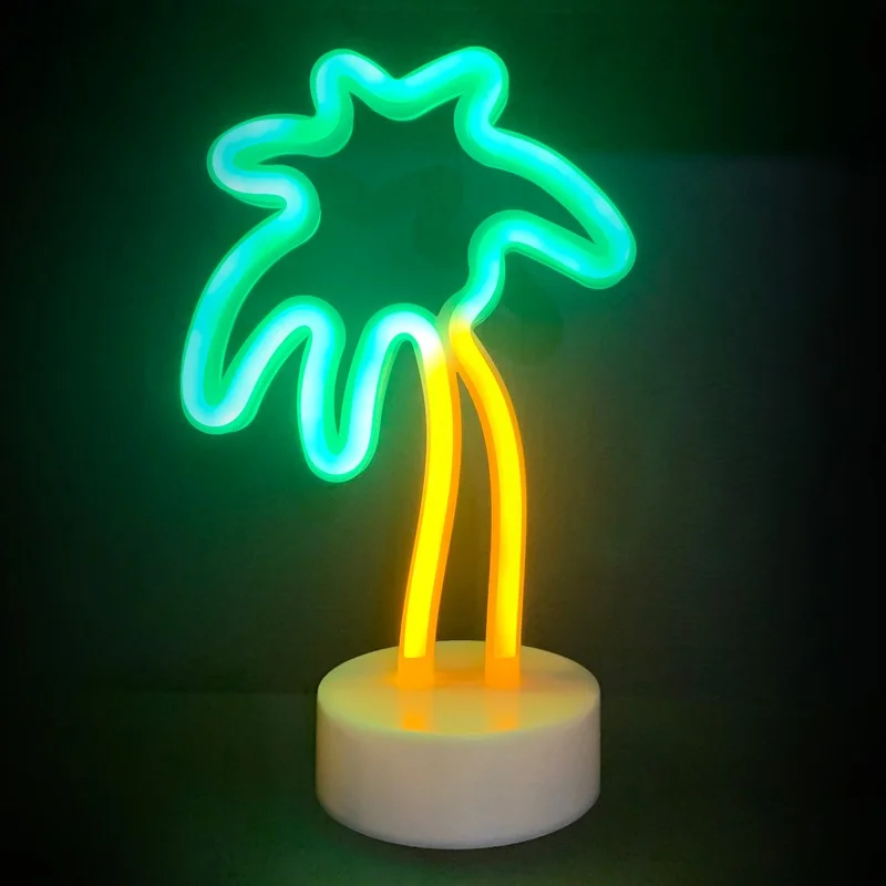 Φωτογραφία προϊόντος: ACALIGHT ΦΟΙΝΙΚΑΣ, 34 NEON LED ΛΑΜΠΑΚΙΑ ΜΕ ΜΠΑΤΑΡΙΑ (3xAA)/USB, ΠΡΑΣΙΝΟ & ΚΙΤΡΙΝΟ, IP20, 17x10x26cm / F04009317