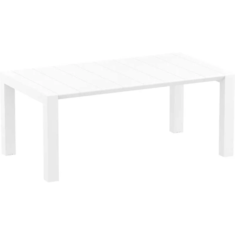Φωτογραφία προϊόντος: VEGAS WHITE 100X180/220Χ75εκ. ΕΠΕΚΤ.ΤΡΑΠΕΖΙ ΠΟΛ/ΝΙΟΥ