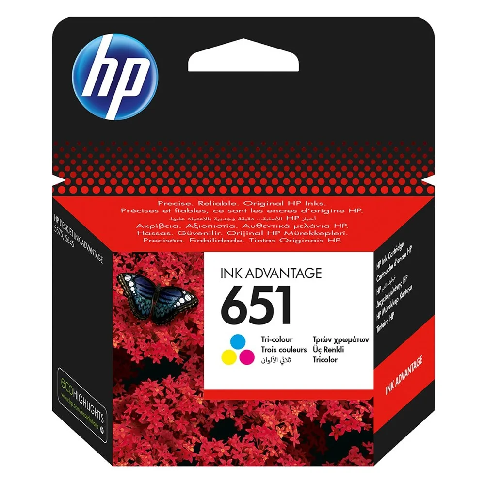 Φωτογραφία προϊόντος: HEWLETT PACKARD HP Μελάνι Inkjet No.651 Tri-colour (C2P11AE) (HPC2P11AE)