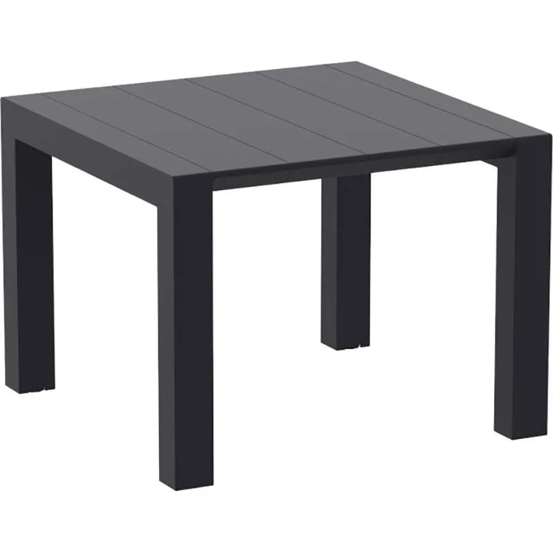 Φωτογραφία προϊόντος: VEGAS BLACK 100X100/140Χ75εκ. ΕΠΕΚΤ.ΤΡΑΠΕΖΙ ΠΟΛ/ΝΙΟΥ