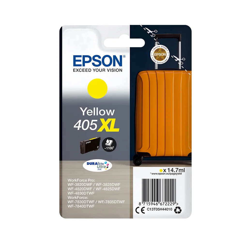 Φωτογραφία προϊόντος: Epson Μελάνι Inkjet 405XL Yellow (C13T05H44010) (EPST05H440)