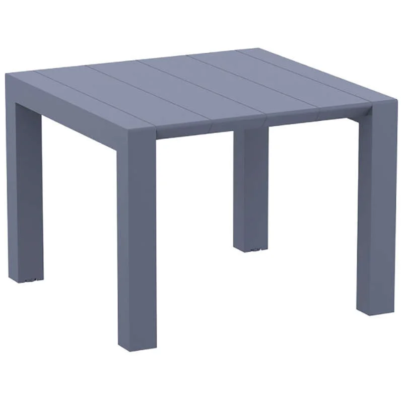 Φωτογραφία προϊόντος: VEGAS DARK GREY 100X100/140Χ75εκ. ΕΠΕΚΤ. ΤΡΑΠΕΖΙ ΠΟΛ/ΝΙΟΥ