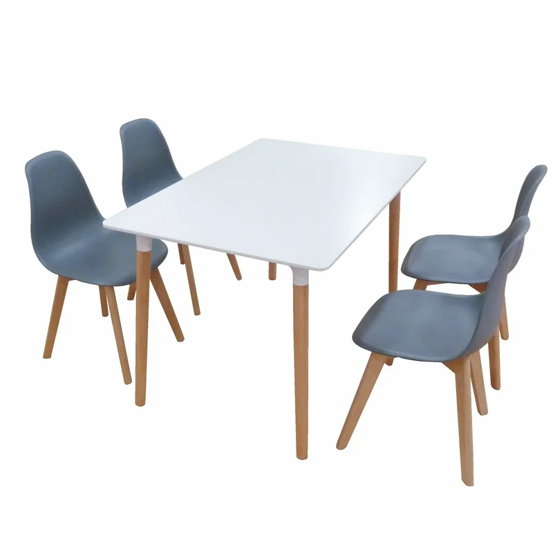 Φωτογραφία προϊόντος: Σετ Τραπεζαρίας Loft Plus Grey Randy 5τμχ 120Χ80X72εκ.