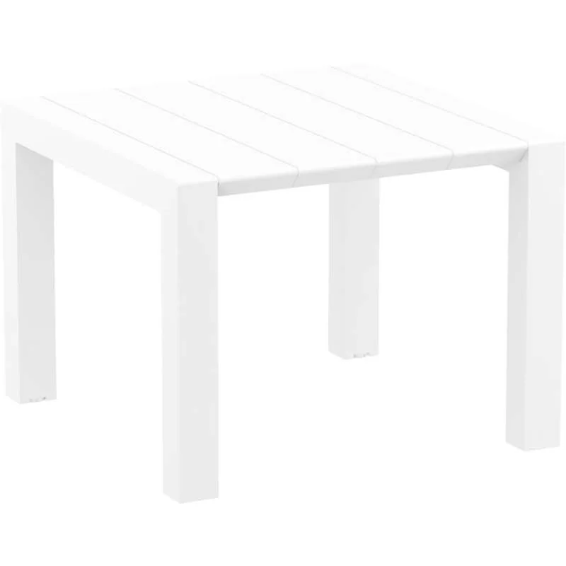 Φωτογραφία προϊόντος: VEGAS WHITE 100X100/140Χ75εκ. ΕΠΕΚΤ.ΤΡΑΠΕΖΙ ΠΟΛ/ΝΙΟΥ