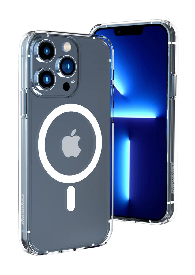 Φωτογραφία προϊόντος: ROCKROSE θήκη Magcase Neo για iPhone 14 Plus, με μαγνήτες, διάφανη