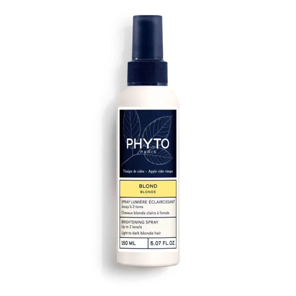 Φωτογραφία προϊόντος: Phyto Blond Brightening Spray Up to 2 Levels Λάμψης Ανοιχτόχρωμα Έως Σκούρα Ξανθά Μαλλιά 150ml
