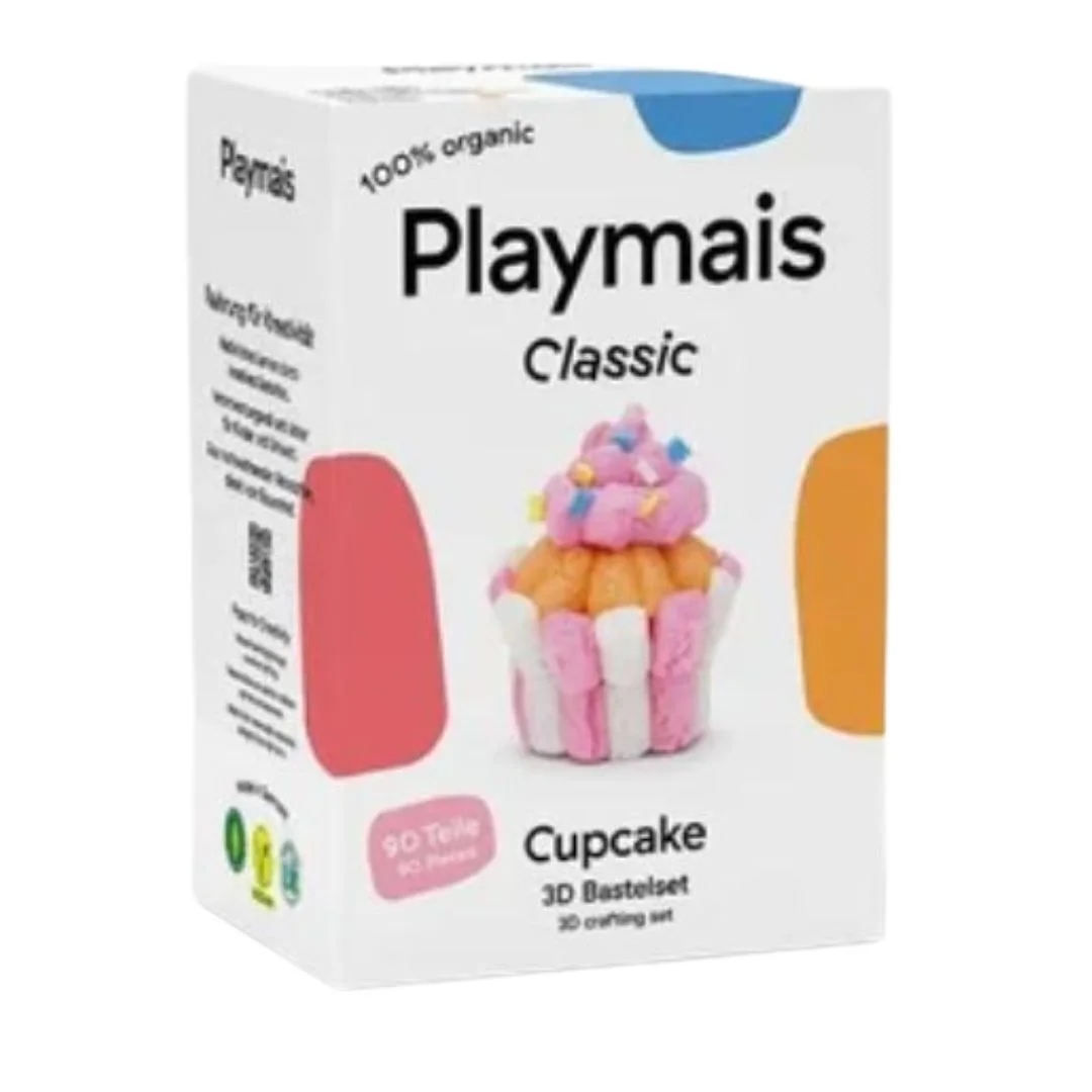 Φωτογραφία προϊόντος: 160948.8 Playmais Mini κατασκευή με σφουγγαράκια από άμυλο καλαμποκιού Cupcake