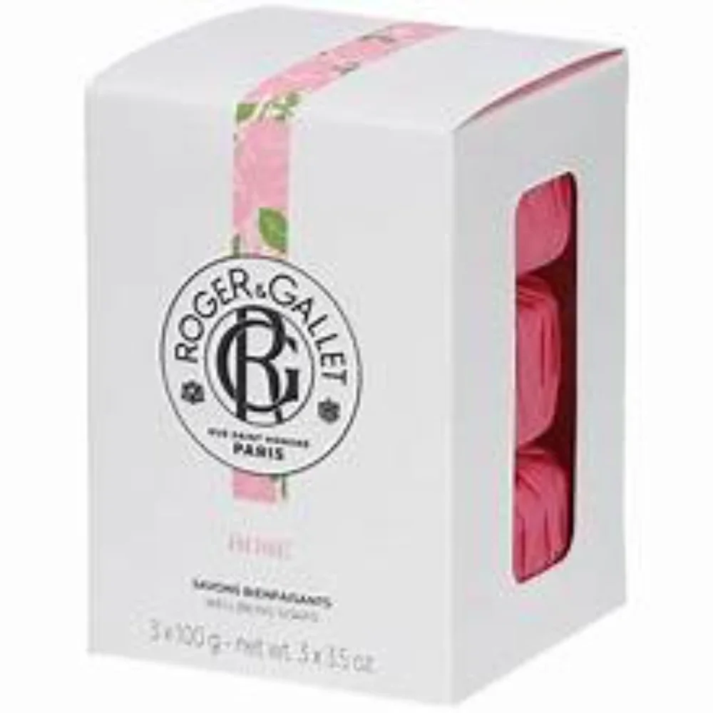 Φωτογραφία προϊόντος: ROGER&GALLET Roger+amp;Gallet Rose Aναζωογονητικά Σαπούνια, 3x100g, 1σετ