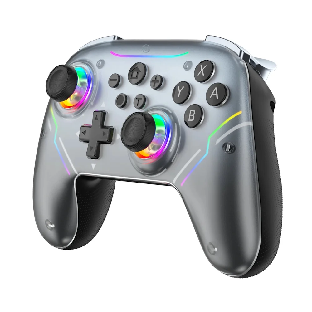 Φωτογραφία προϊόντος: JYS NS2286 Ασύρματο Pro Controller (Bluetooth με αντάπτορα) για Switch/Switch 2/Steam/iOS/Android/PC Μαύρο