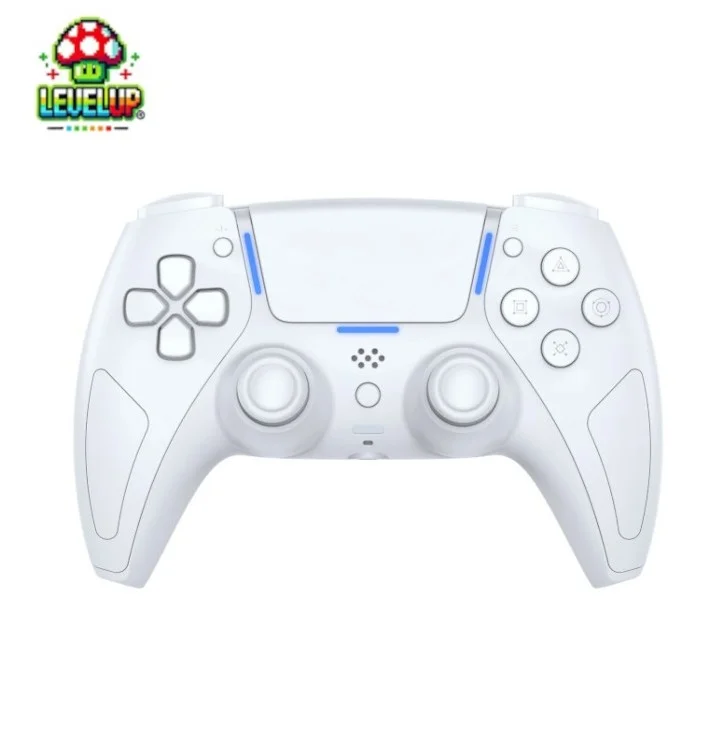 Φωτογραφία προϊόντος: Level Up LevelUp Phantom X Ασύρματο Bluetooth Controller για PS5 / PC / Android / iOS με Hall Effect Μοχλούς, Δόνηση & LED Light Bar – Frost White