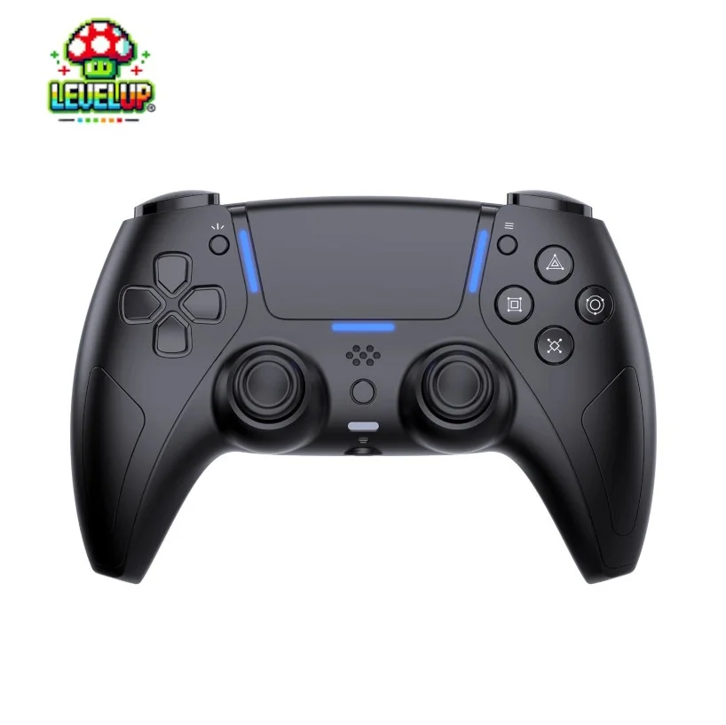 Φωτογραφία προϊόντος: Level Up LevelUp Phantom X Ασύρματο Bluetooth Controller για PS5 / PC / Android / iOS με Hall Effect Μοχλούς, Δόνηση & LED Light Bar – Void Black