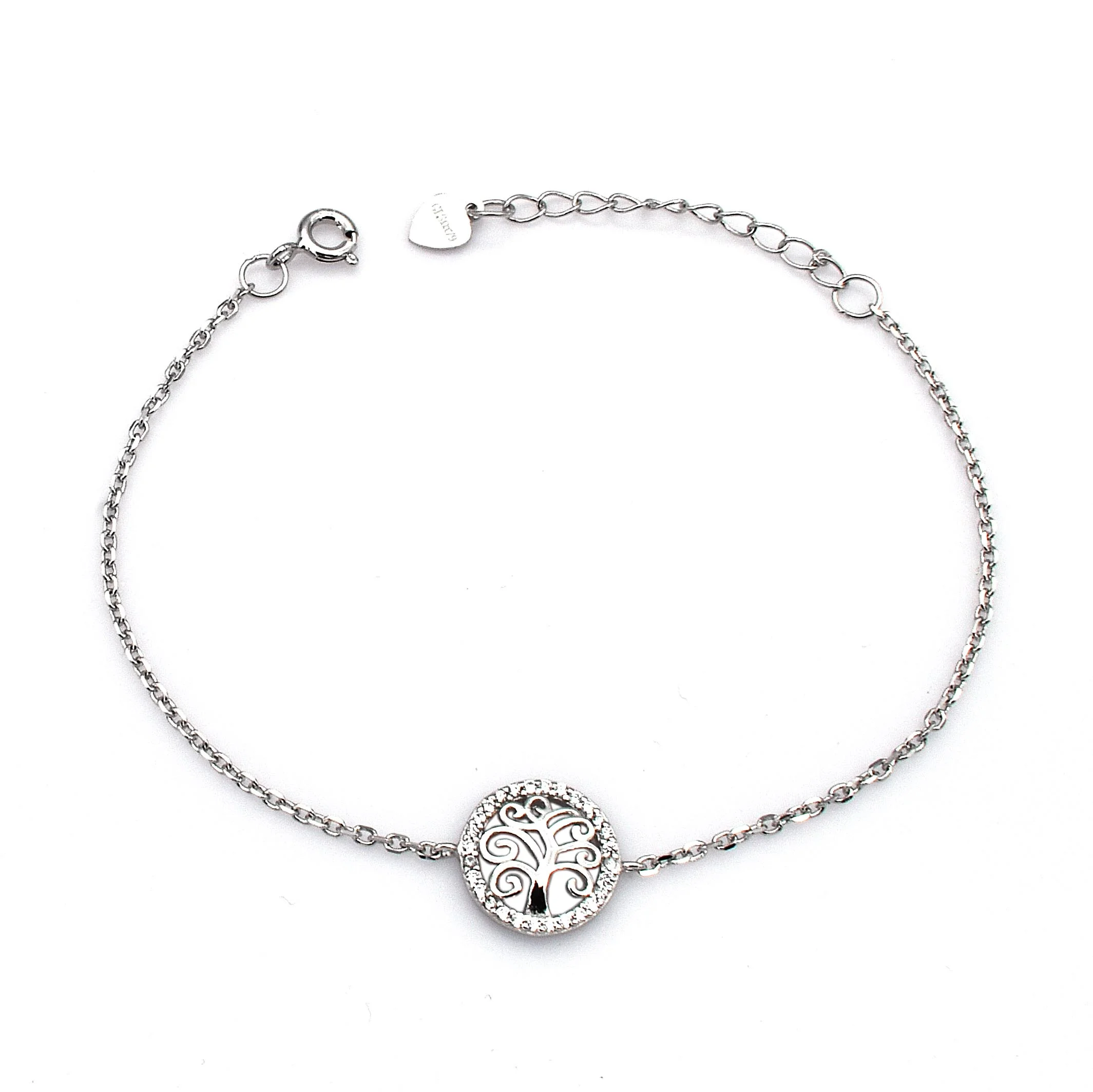 Φωτογραφία προϊόντος: GLS JEWELS Βραχιόλι Δέντρο Ζωής Λευκό Ασήμι 925