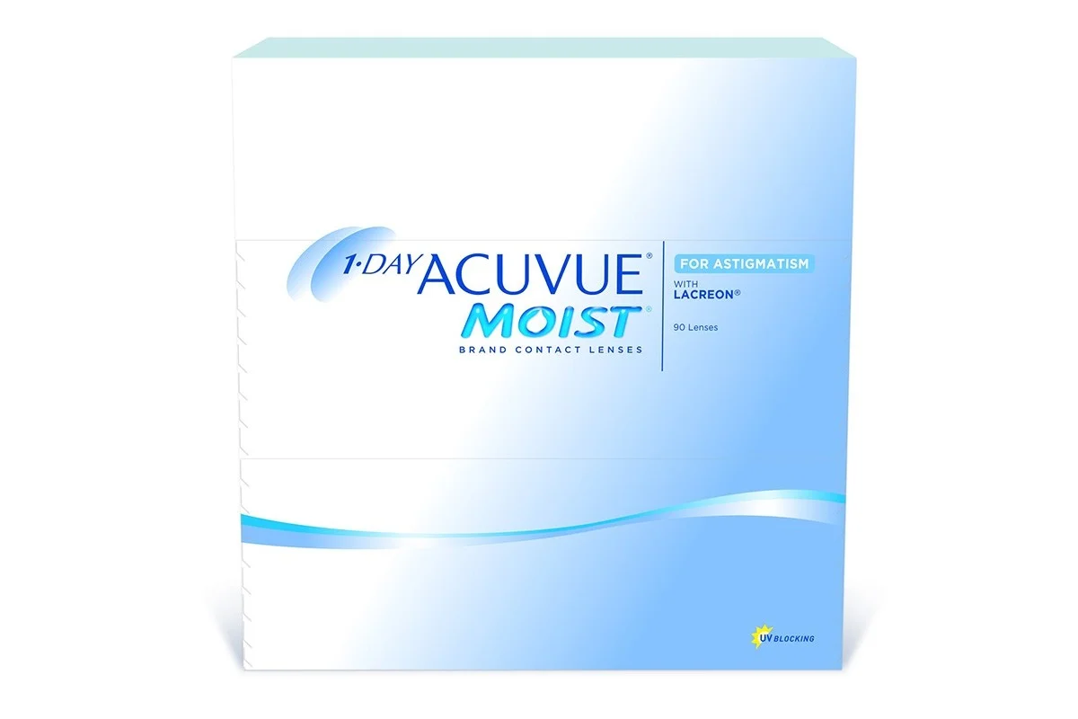Φωτογραφία προϊόντος: Johnson + Johnson 1 Day Acuvue Moist For Astigmatism (90 Φακοί)