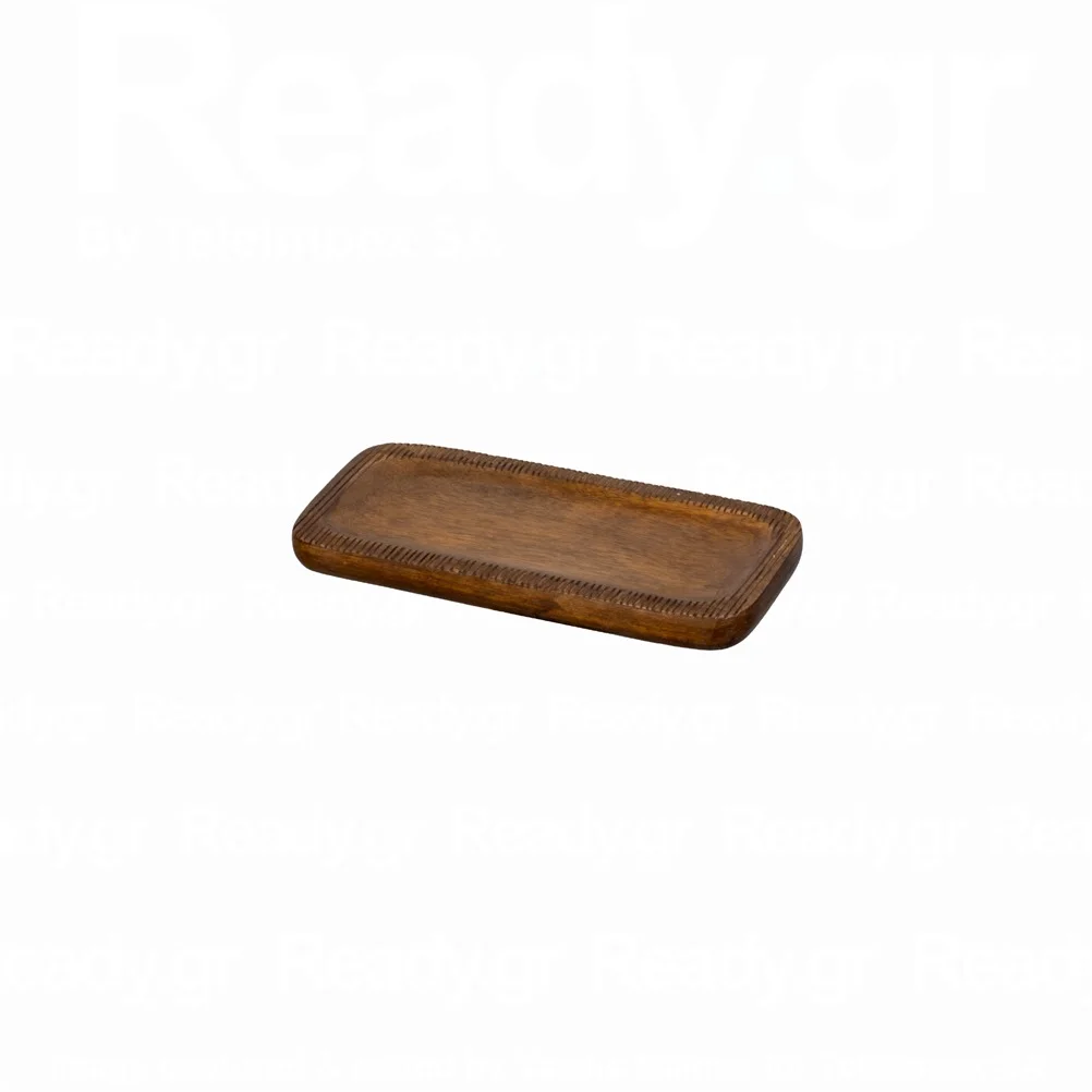 Φωτογραφία προϊόντος: Buffet Choice Ξύλινο πιάτο, 20x10xΥ2cm, Mango σε φυσική απόχρωση - Σετ 2 τεμαχίων
