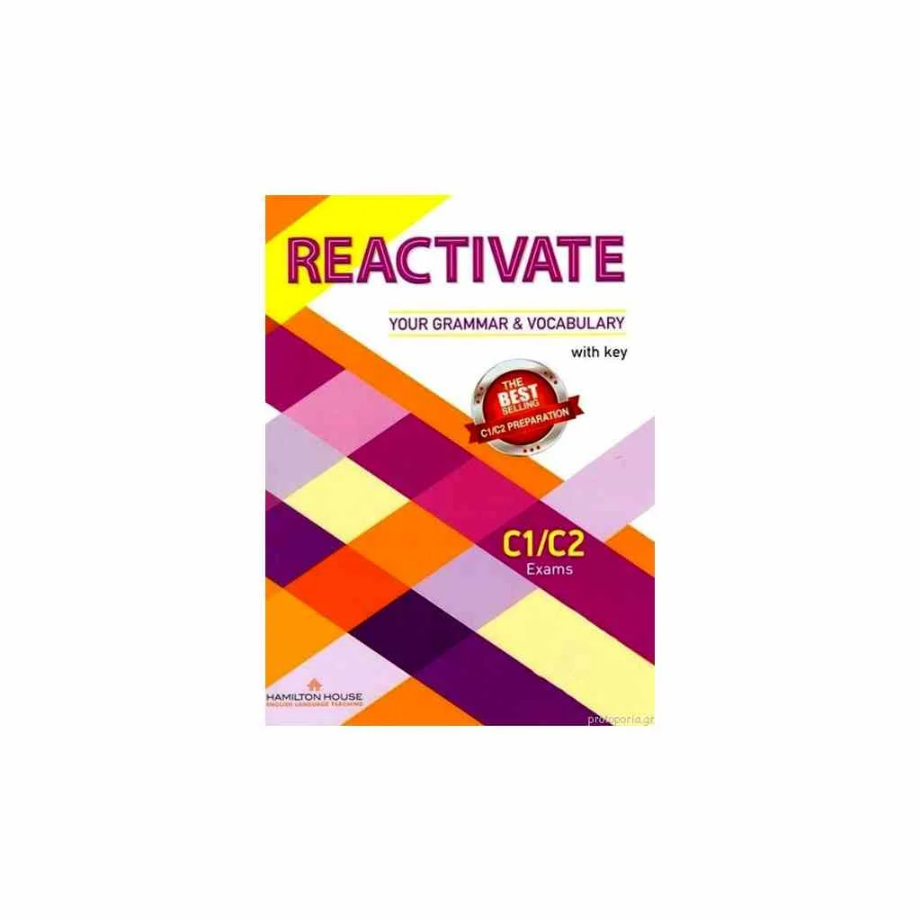 Φωτογραφία προϊόντος: REACTIVATE YOUR GRAMMAR + VOCABULARY W/KEY C1 + C2