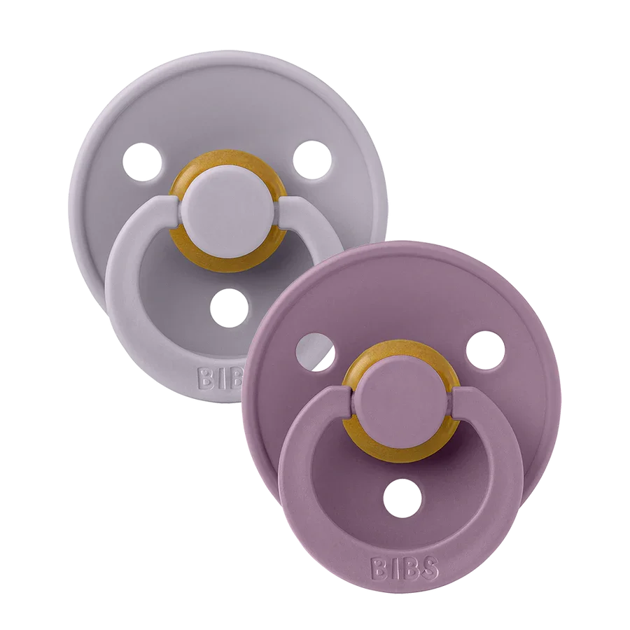 Φωτογραφία προϊόντος: Πιπίλες Bibs Colour 2 Pack Fossil Grey/Mauve 0-6 μηνών