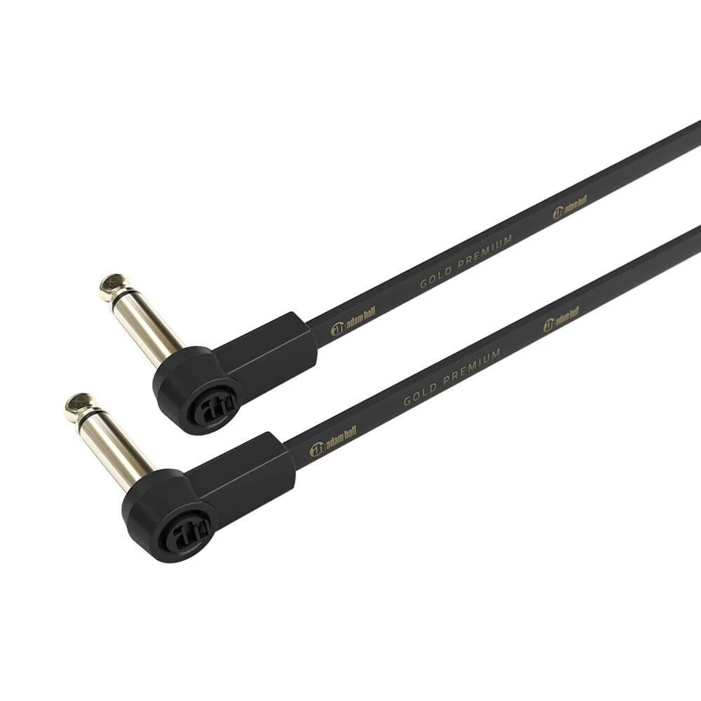 Φωτογραφία προϊόντος: Adam Hall K4IRR0010FLM 4Star Series Patchcable Καλώδιο Οργάνων 1/4 Mono Jack - 1/4 Mono Jack 0.10m Μαύρο